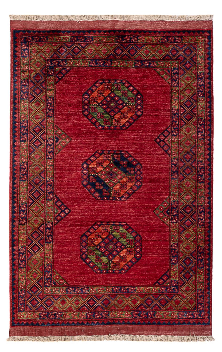 Afghan Rug - 180 x 121 cm - red