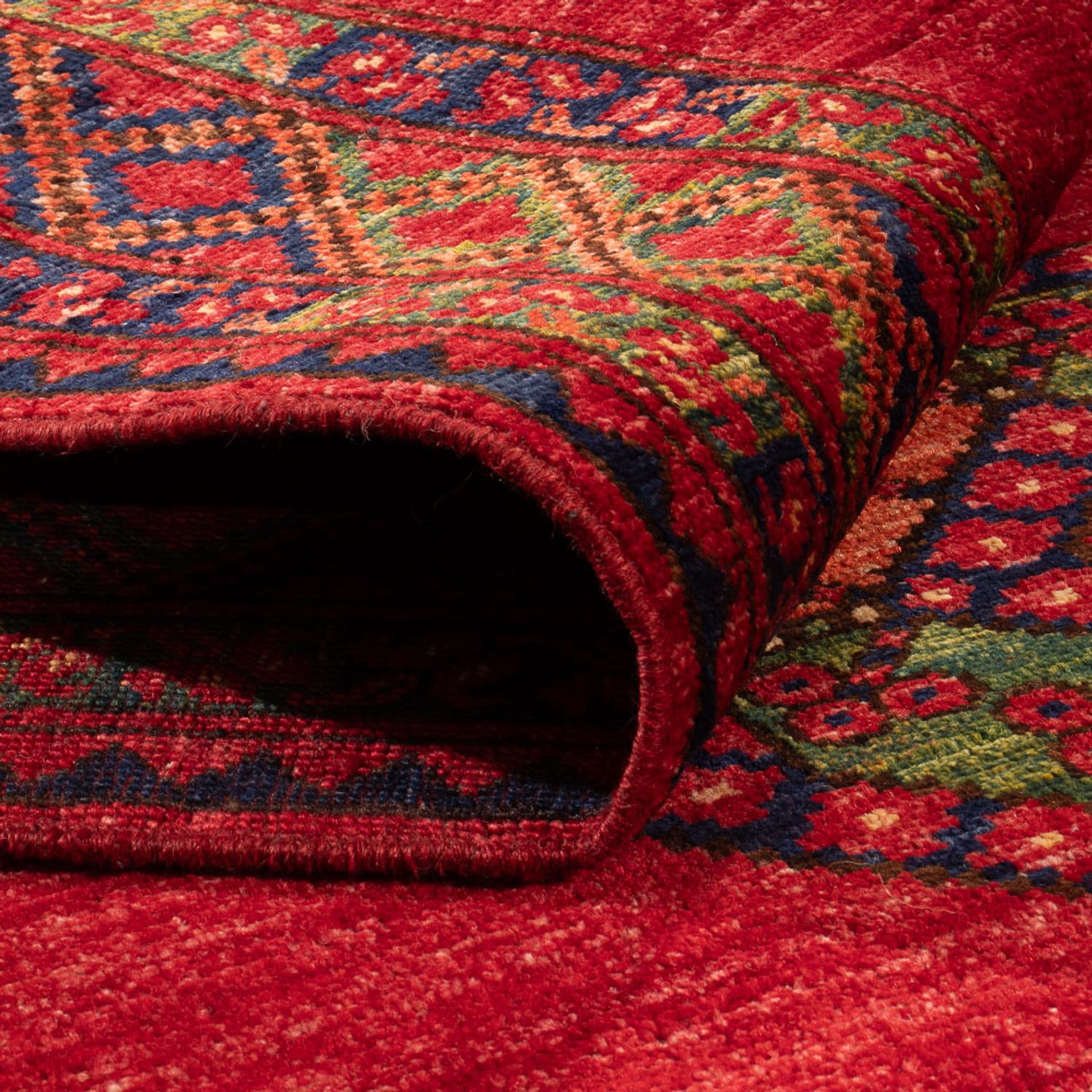 Afghan Rug - 180 x 121 cm - red