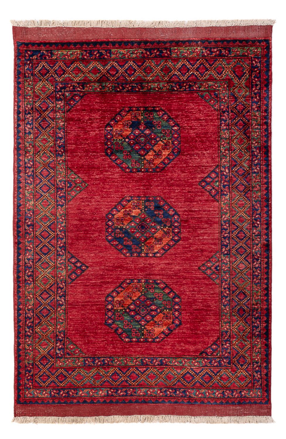 Afghan Rug - 180 x 124 cm - red