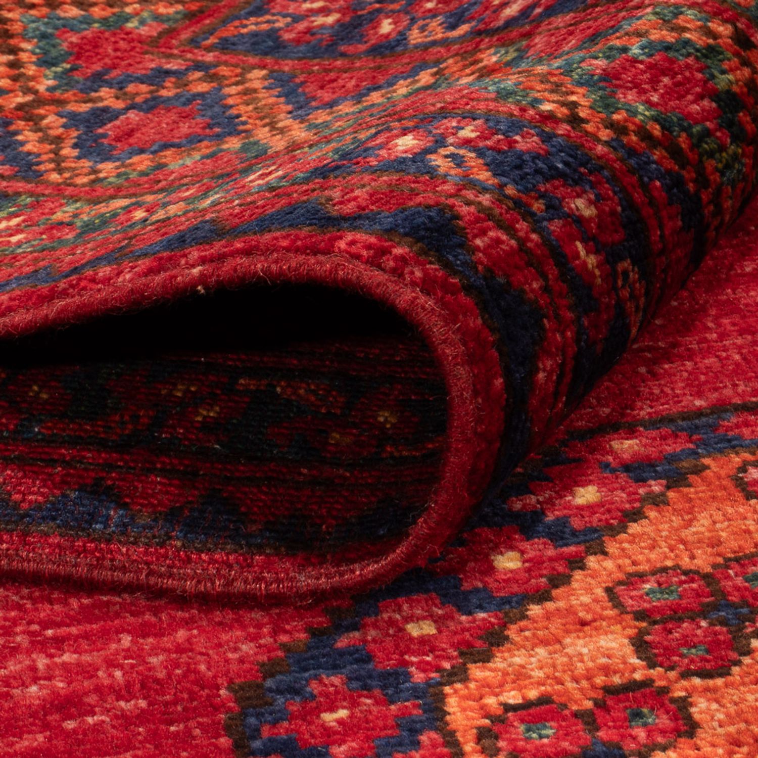 Afghan Rug - 180 x 124 cm - red