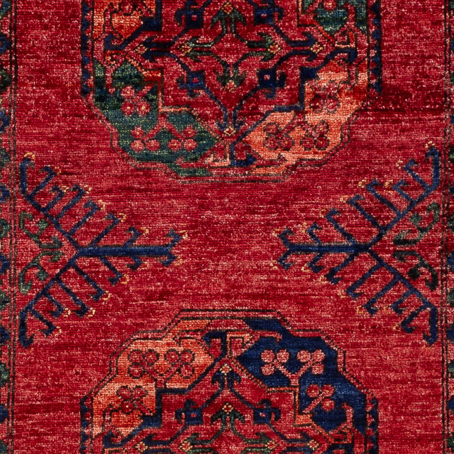 Afghan Rug - 150 x 100 cm - red