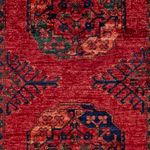 Afghan Rug - 150 x 100 cm - red