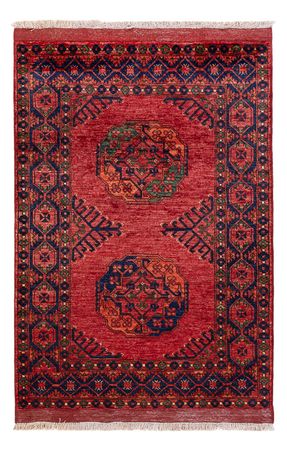 Afghan Rug - 152 x 105 cm - red