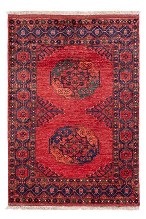 Afghan Rug - 150 x 104 cm - red