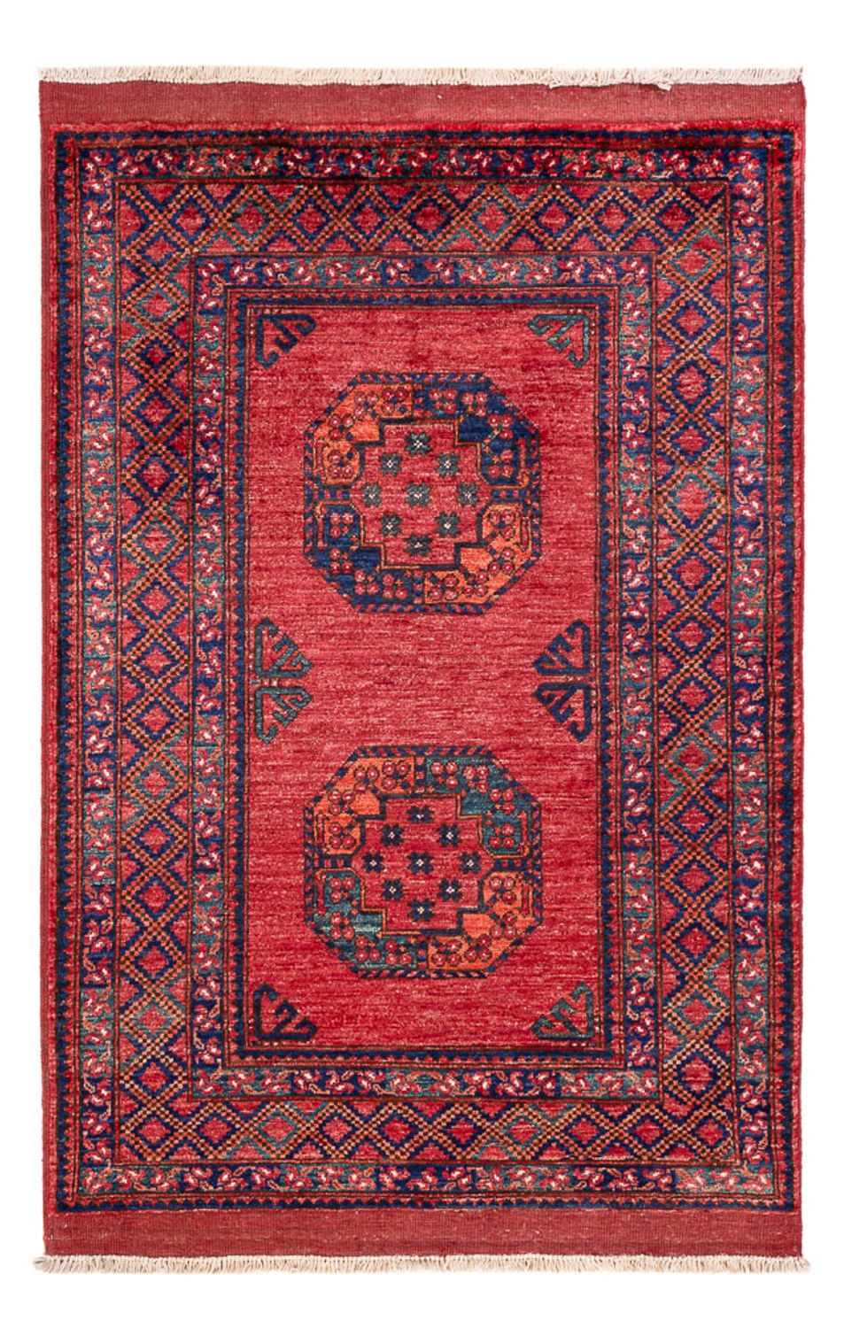 Afghan Rug - 154 x 102 cm - red