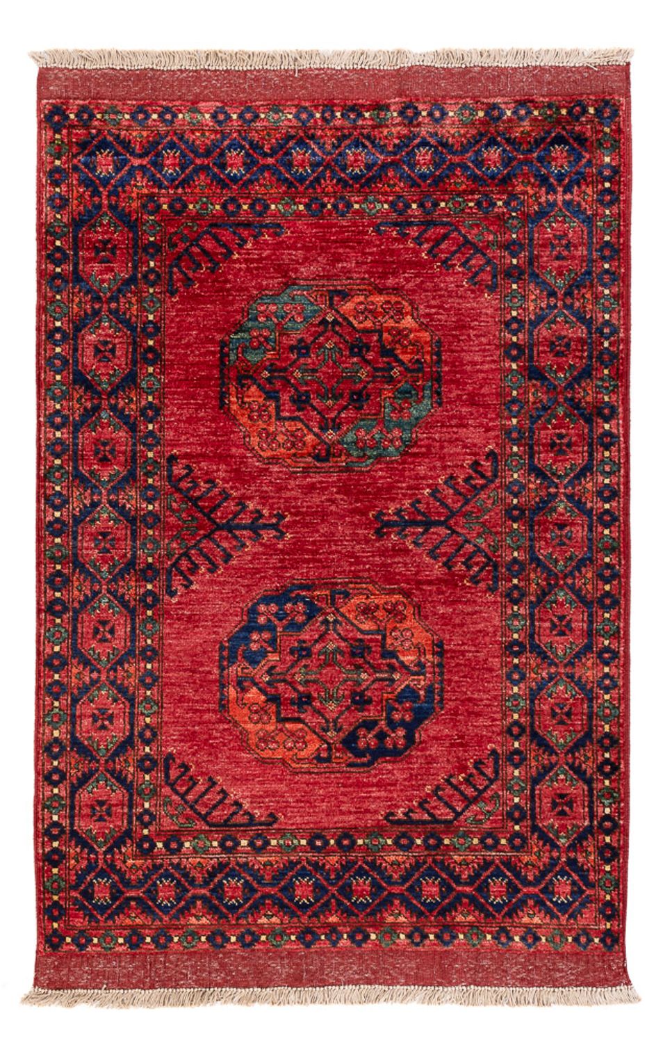 Afghan Rug - 151 x 101 cm - red