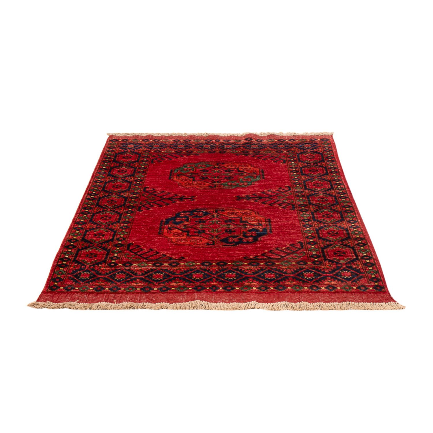 Afghan Rug - 151 x 101 cm - red