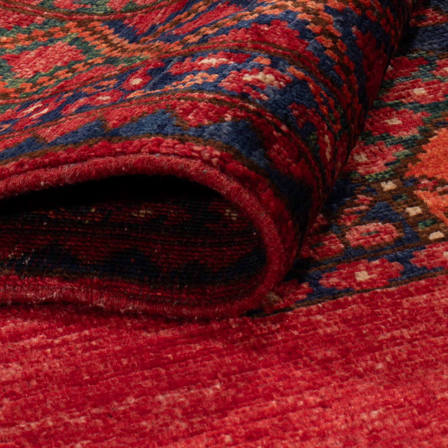 Afghan Rug - 155 x 100 cm - red