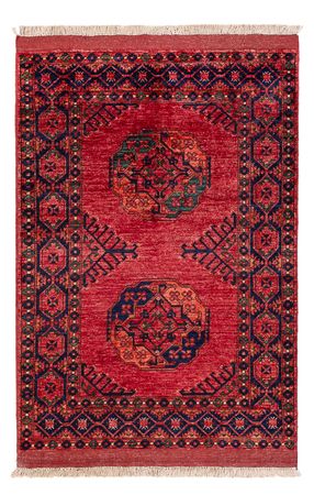 Afghan Rug - 151 x 102 cm - red