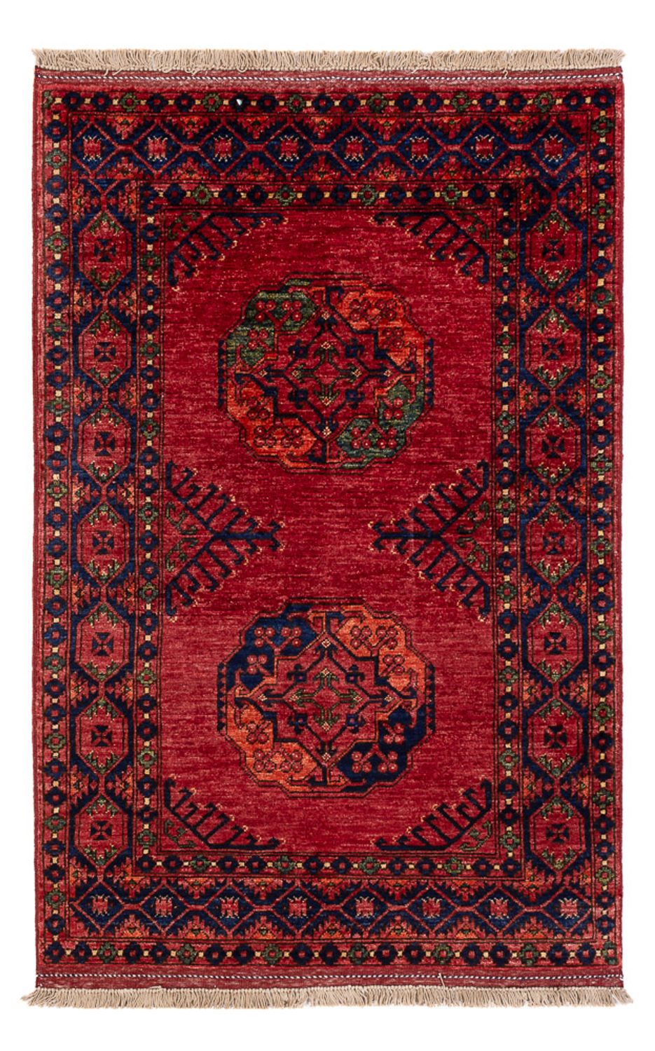 Afghan Rug - 152 x 99 cm - red