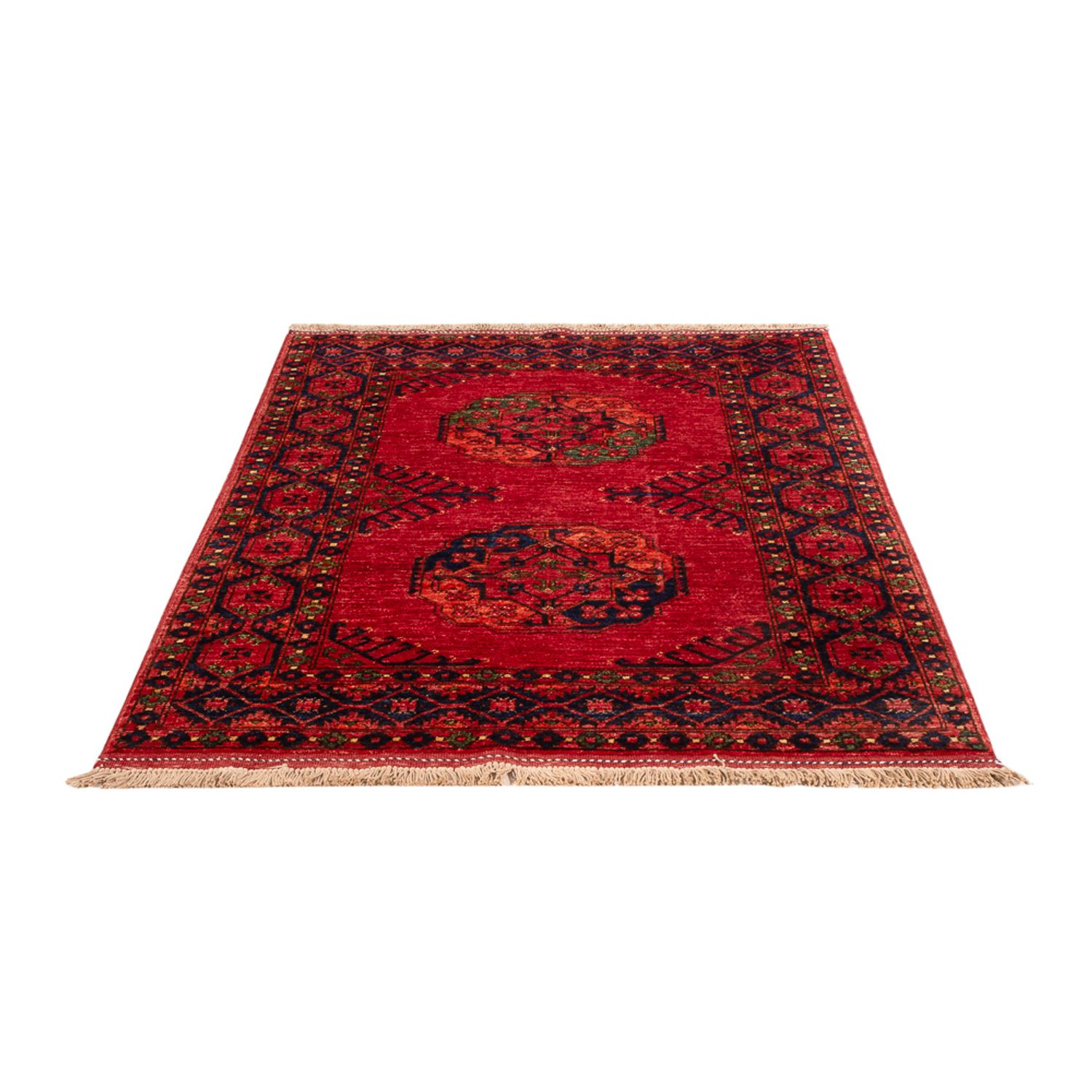 Afghan Rug - 152 x 99 cm - red