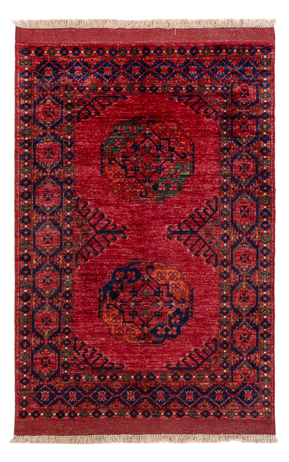 Afghan Rug - 151 x 103 cm - red