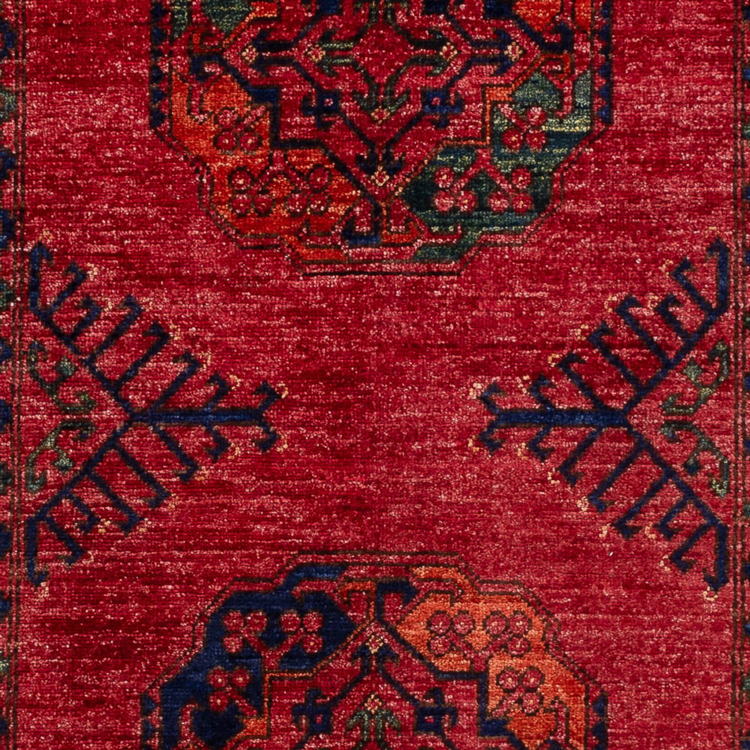 Afghan Rug - 151 x 103 cm - red