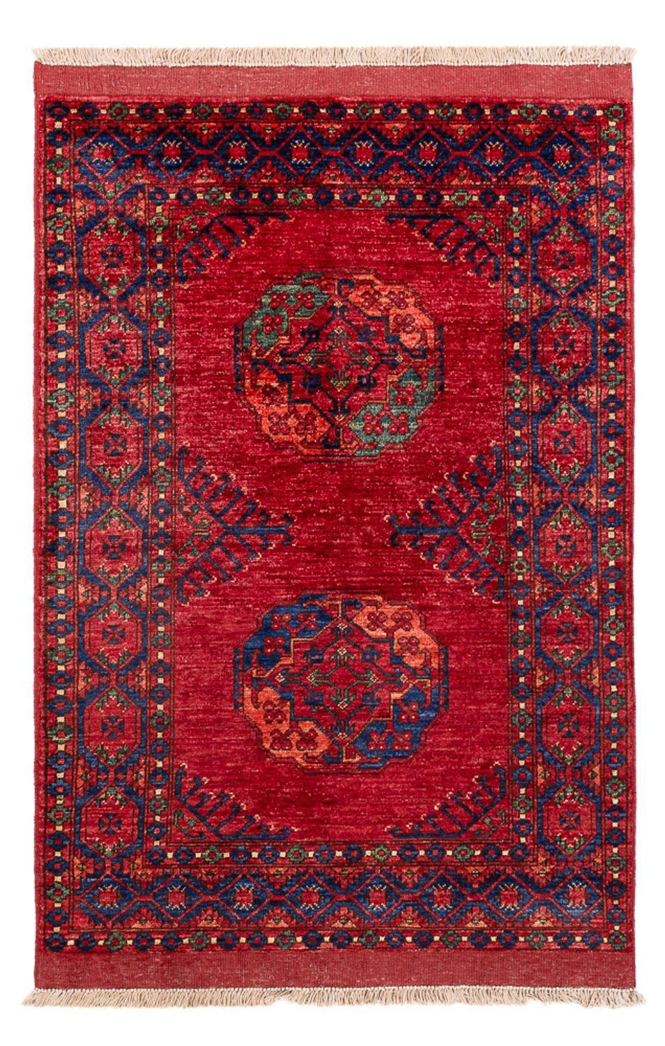 Afghan Rug - 151 x 102 cm - red