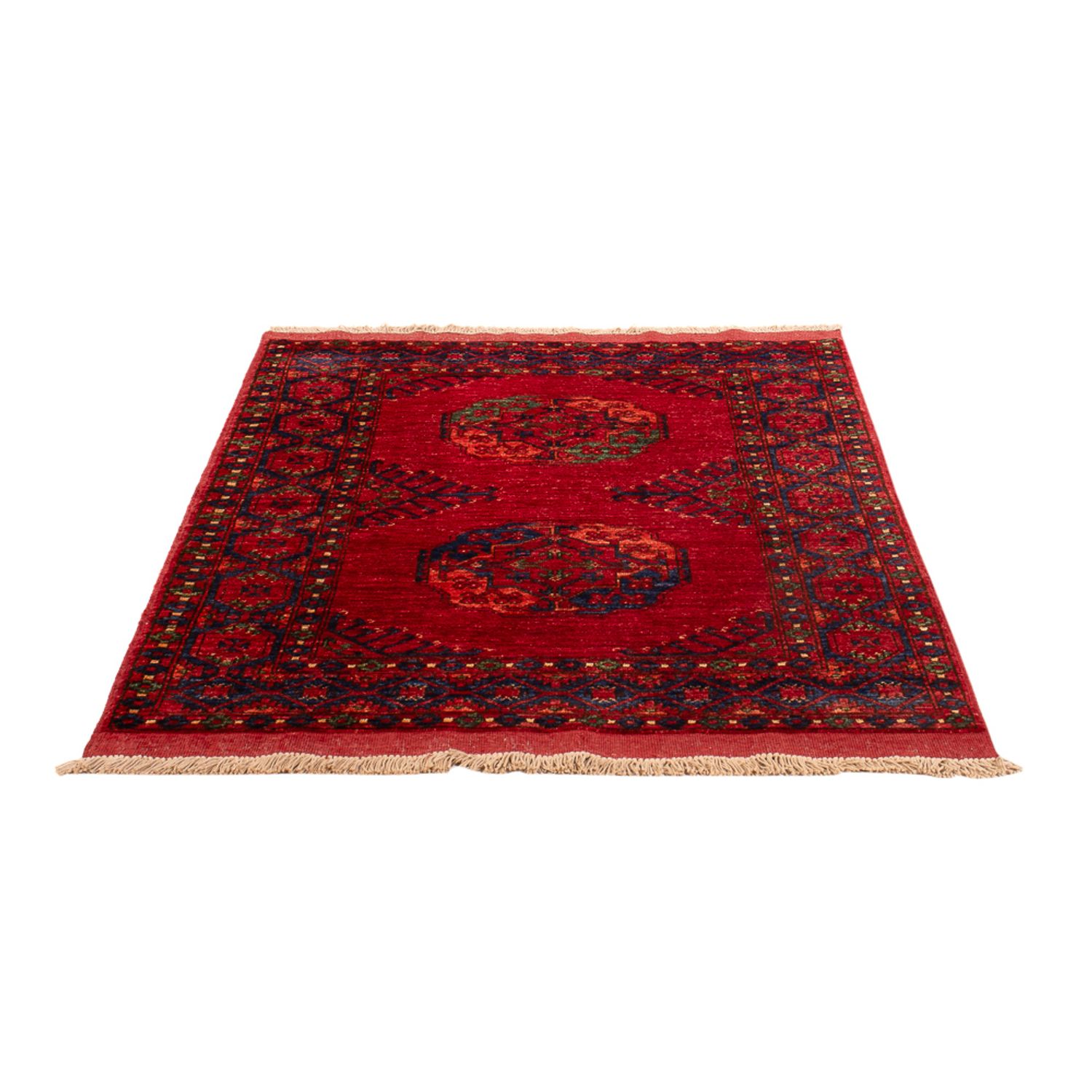 Afghan Rug - 151 x 102 cm - red