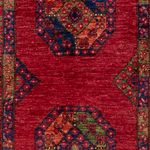 Afghan Rug - 162 x 102 cm - red