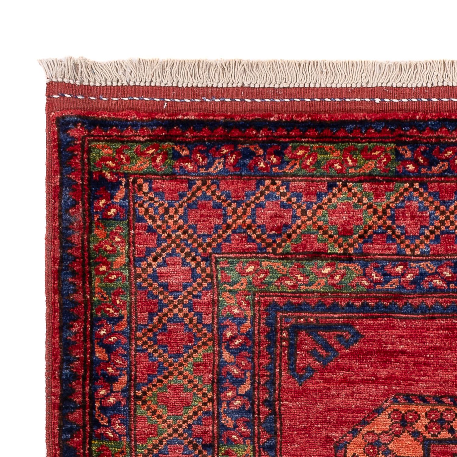 Afghan Rug - 154 x 108 cm - red