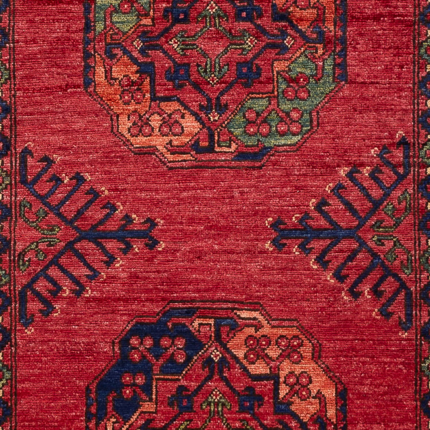 Afghan Rug - 158 x 99 cm - red