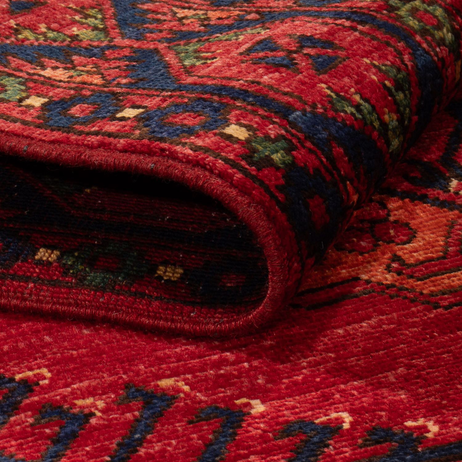 Afghan Rug - 158 x 99 cm - red