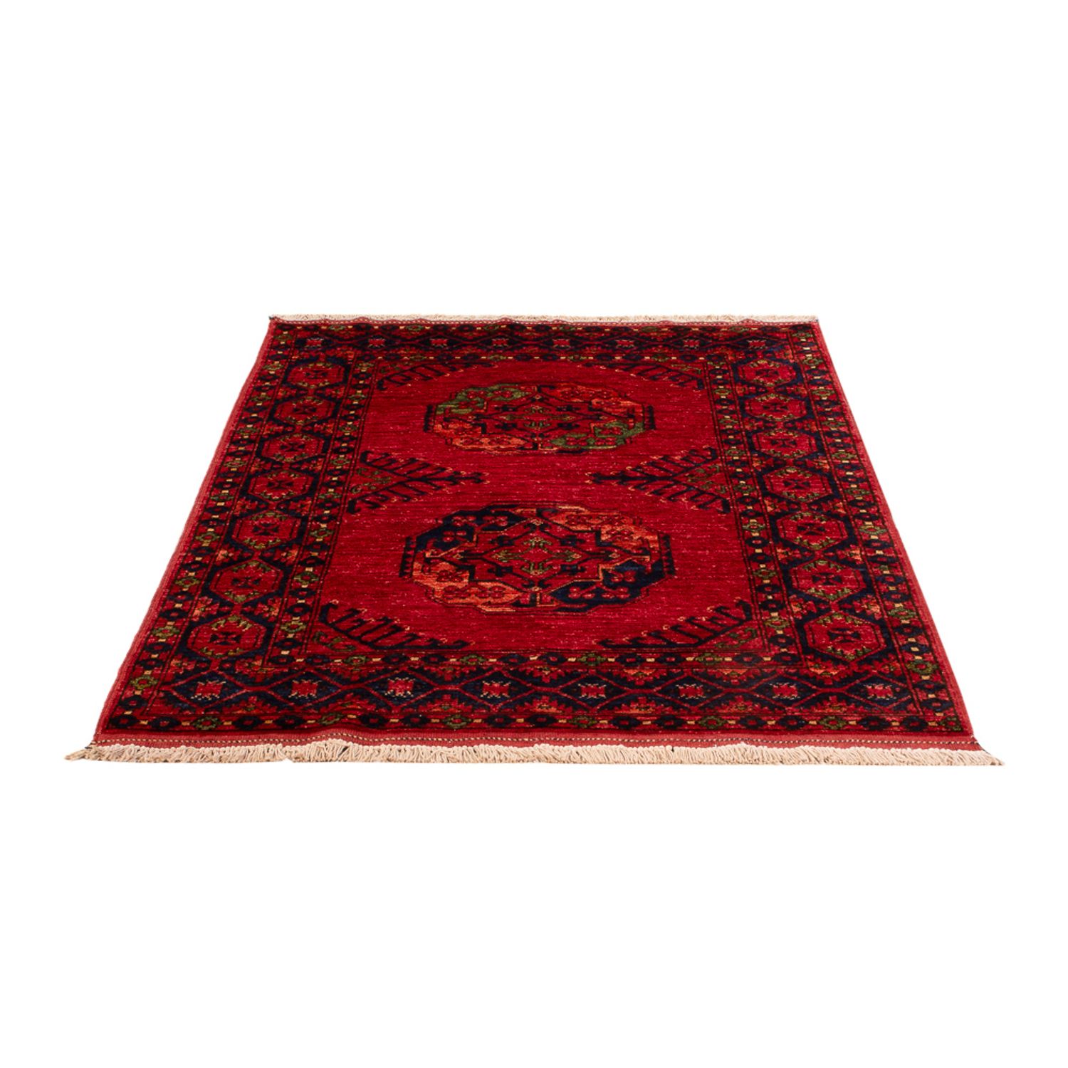 Afghan Rug - 158 x 99 cm - red