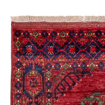 Afghan Rug - 158 x 99 cm - red