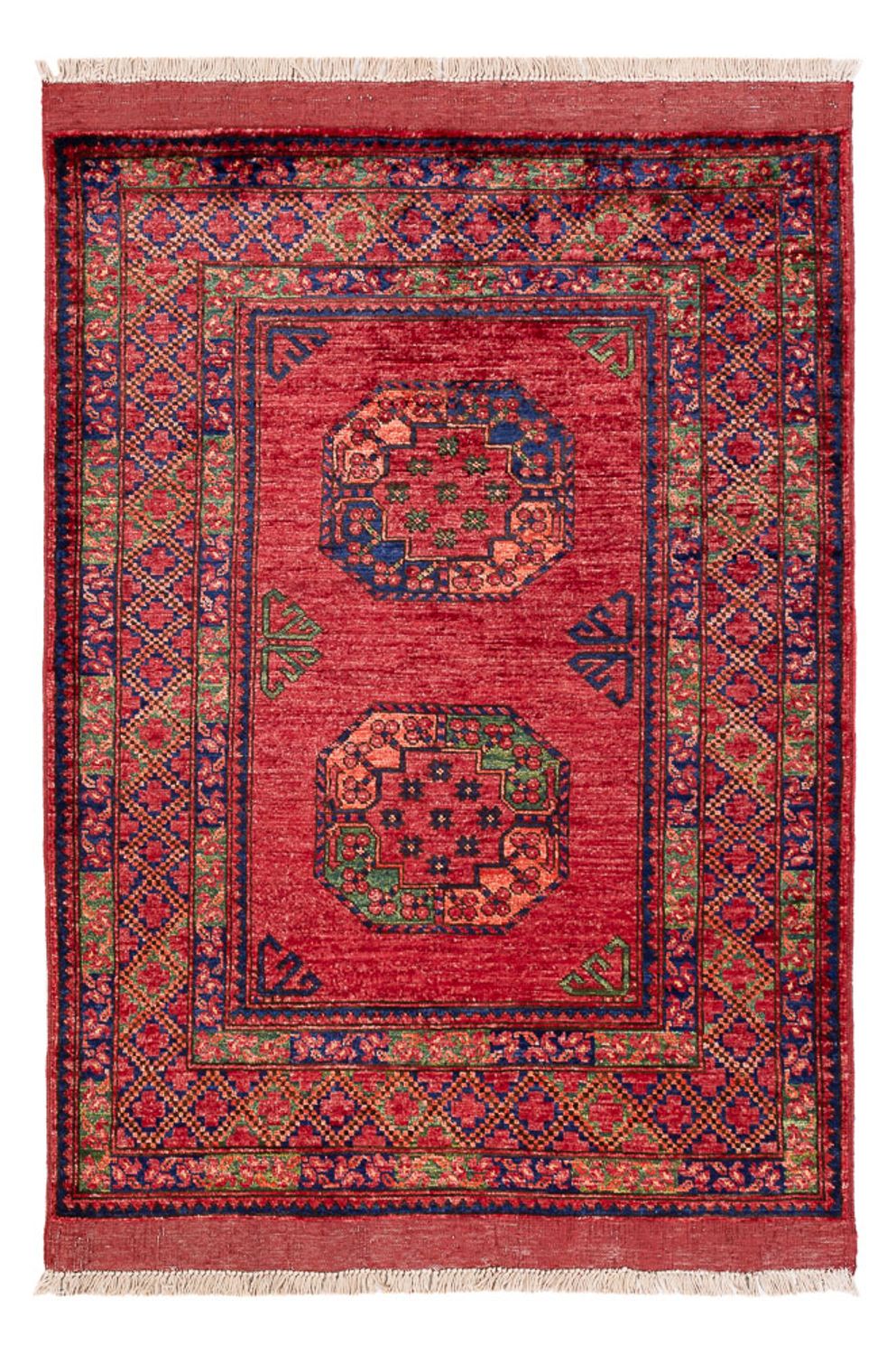 Afghan Rug - 148 x 103 cm - red