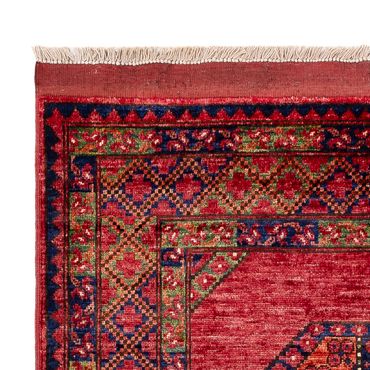 Afghan Rug - 159 x 108 cm - red