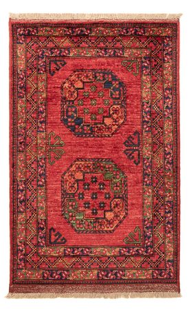 Afghan Rug - 126 x 82 cm - red