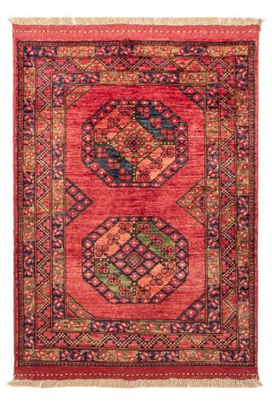 Afghan Rug - 115 x 84 cm - red