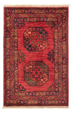 Afghan Rug - 126 x 84 cm - red