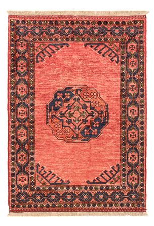 Afghan Rug - 120 x 85 cm - light red