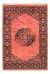 Afghan Rug - 120 x 85 cm - light red