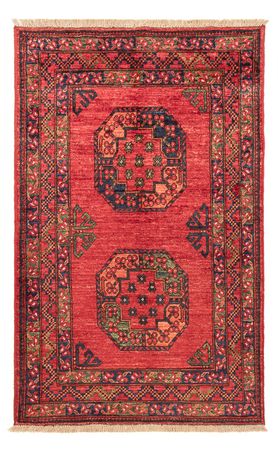 Afghan Rug - 138 x 86 cm - red