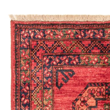 Afghan Rug - 138 x 86 cm - red