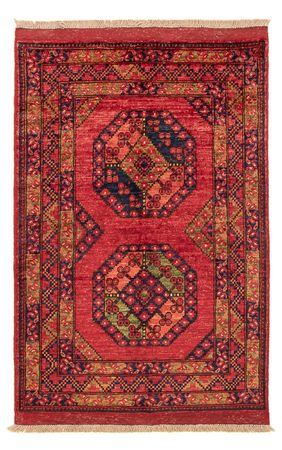 Afghan Rug - 123 x 82 cm - red