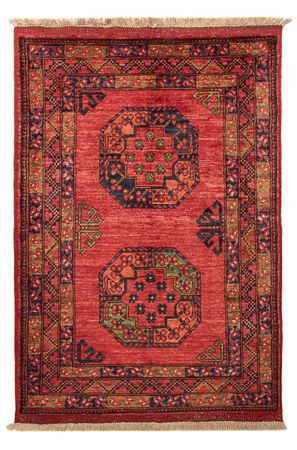 Afghan Rug - 125 x 87 cm - red