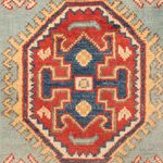 Ziegler Rug - Kazak - 87 x 58 cm - light blue