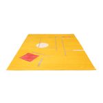 Designer Rug - 242 x 171 cm - gold