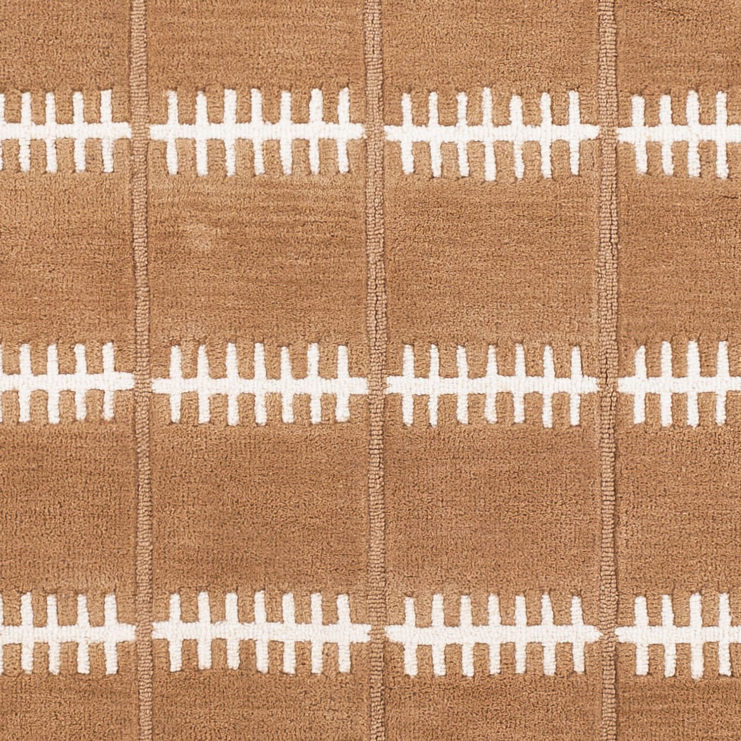 Wool Rug - 200 x 140 cm - brown