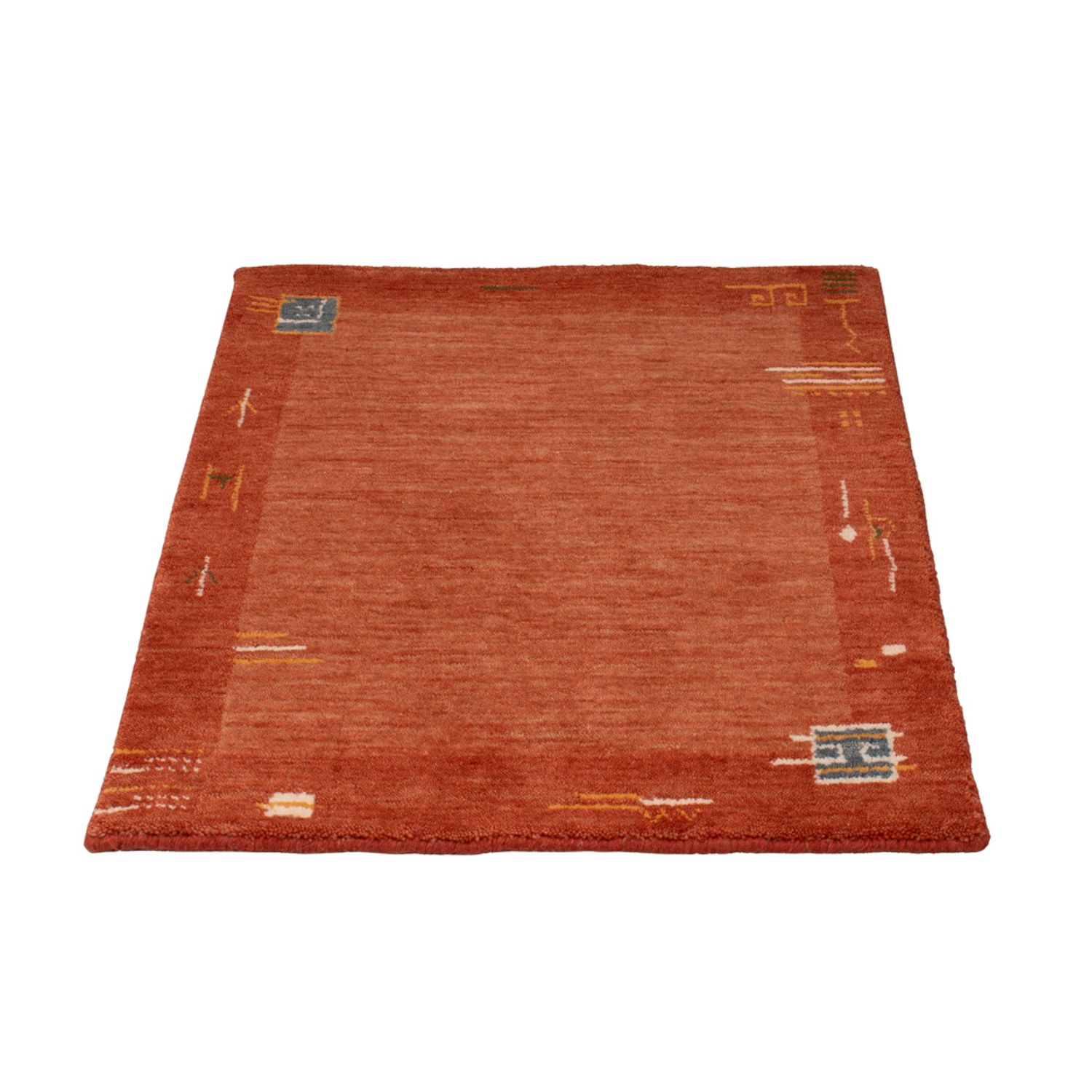 Gabbeh Rug - Softy - 90 x 60 cm - red