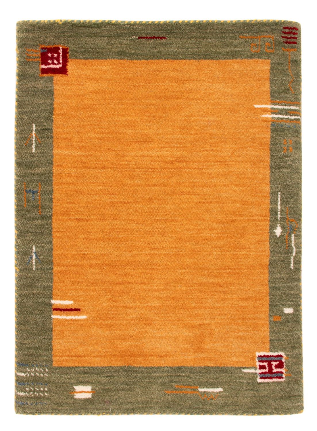 Gabbeh Rug - Softy - 90 x 60 cm - orange