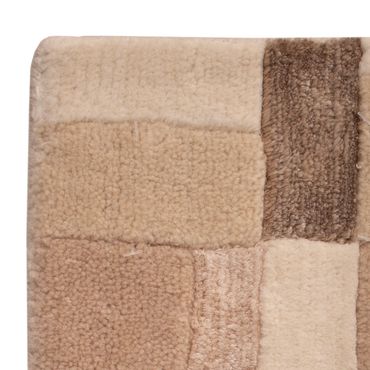 Designer Rug square  - 30 x 30 cm - beige