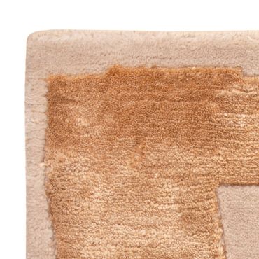 Designer Rug square  - 30 x 30 cm - scala gold