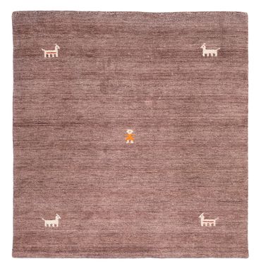 Gabbeh Rug - Softy square  - 150 x 150 cm - brown