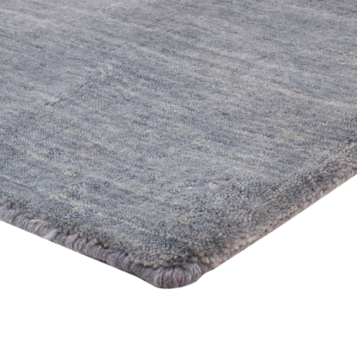 Gabbeh Rug - Loribaft Softy square  - 150 x 150 cm - grey