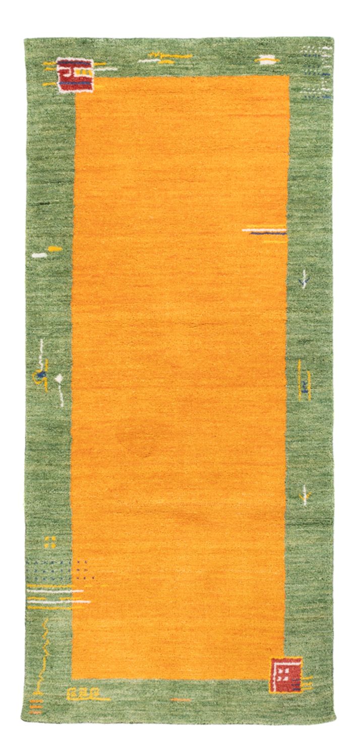 Runner Gabbeh Rug - Softy - 200 x 80 cm - orange