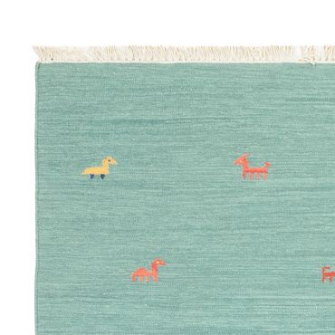 Kelim Rug - Trendy - 240 x 160 cm - turquoise