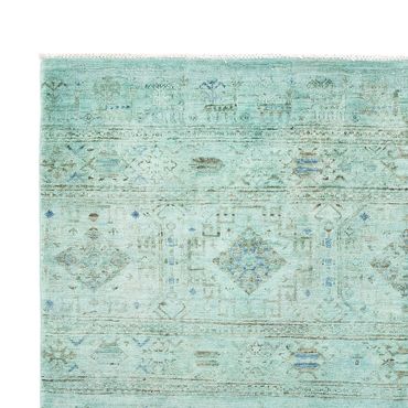 Ziegler Rug - Modern - 237 x 164 cm - turquoise