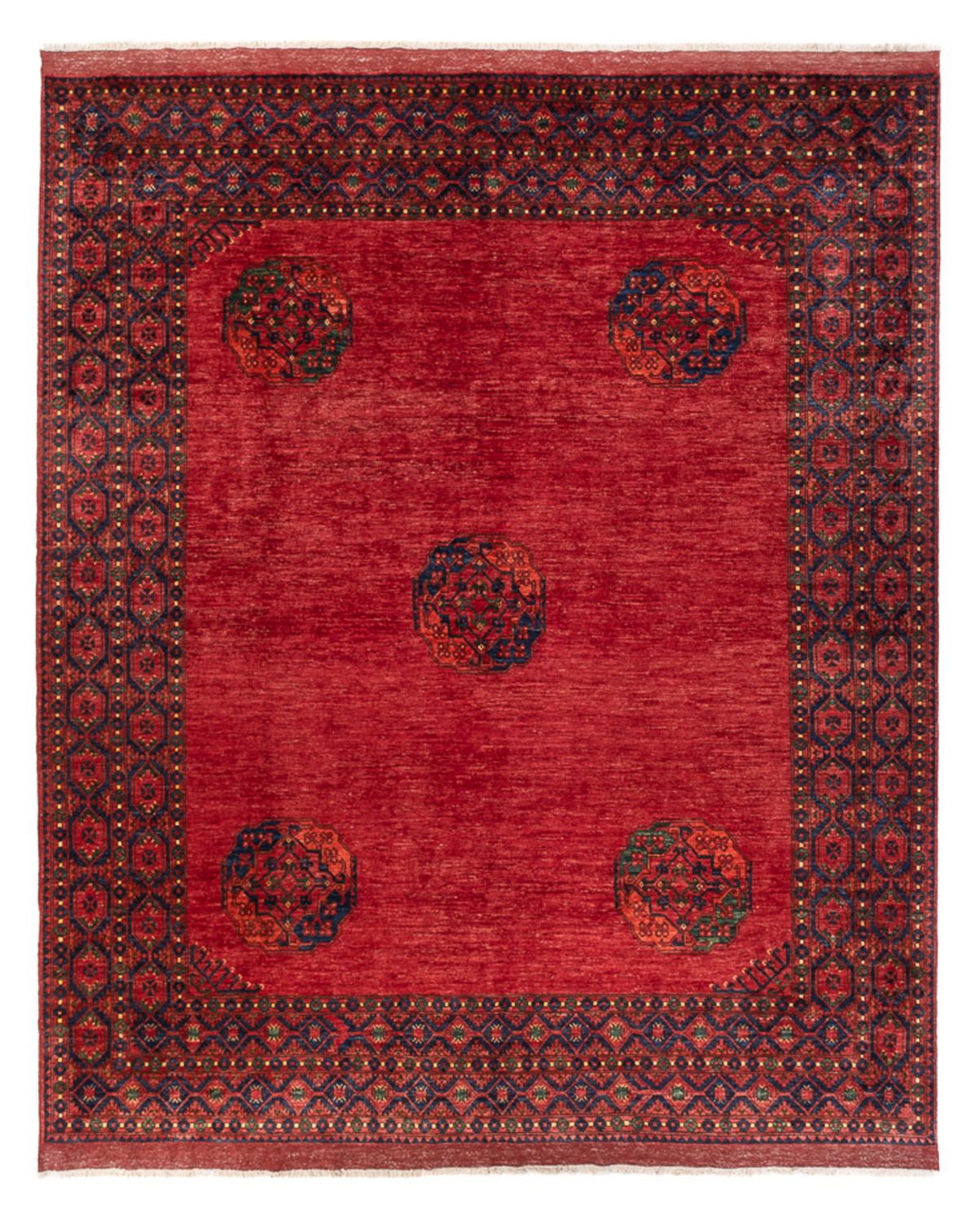 Afghan Rug - 301 x 255 cm - red