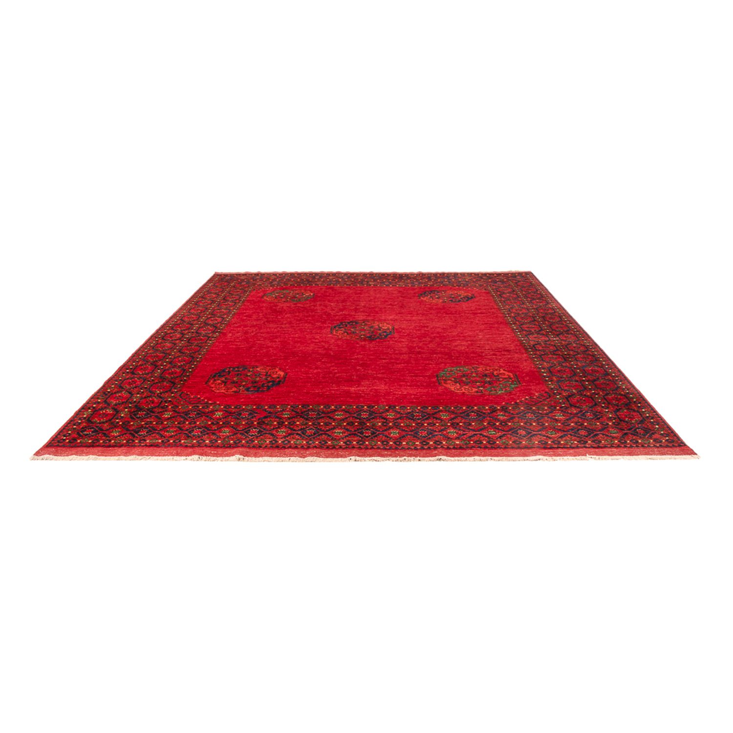 Afghan Rug - 301 x 255 cm - red